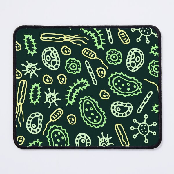 Item preview, Seamless pattern with bacteria and germs theme designed and sold by DesignsbySimons.
