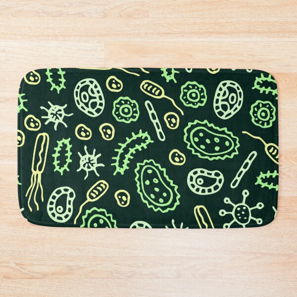 Item preview, Seamless pattern with bacteria and germs theme designed and sold by DesignsbySimons.