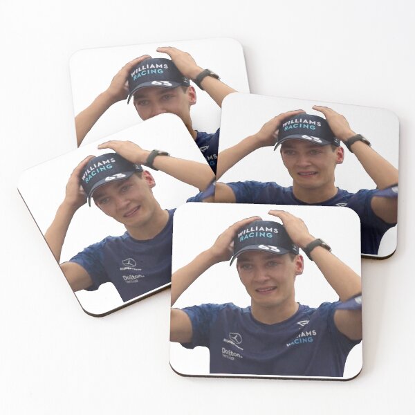 Item preview, George Russell crying meme sticker designed and sold by harriiiboo.