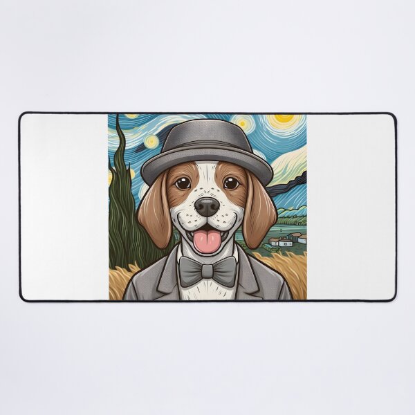 Item preview, Van Gogh Chibi English Pointer Self Portrait designed and sold by City0fDreams.