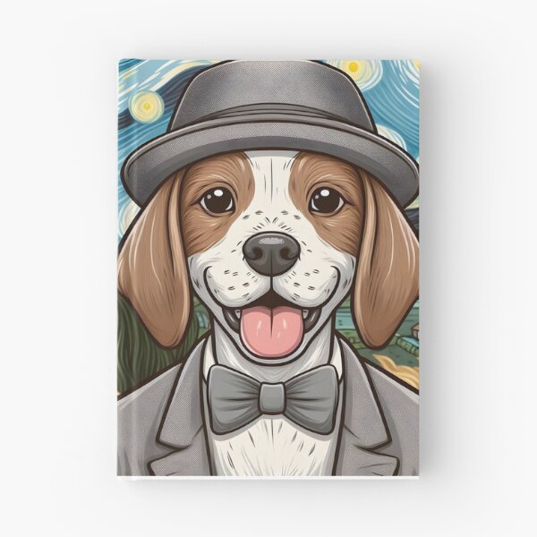 Item preview, Van Gogh Chibi English Pointer Self Portrait designed and sold by City0fDreams.