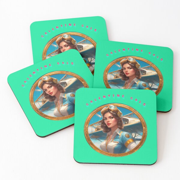Item preview, Glam galentine gal pilot designed and sold by sailorsam1805.