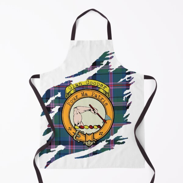 Item preview, Cooper Clan Crest Scottish Surname Tartan designed and sold by BagTown Clans.