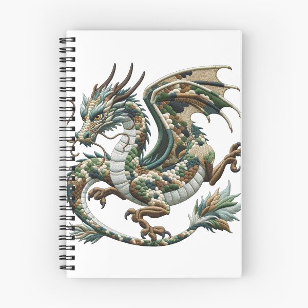 Item preview, Embroidered Camouflaged Dragon Legendary Animal designed and sold by kylmllr101684.