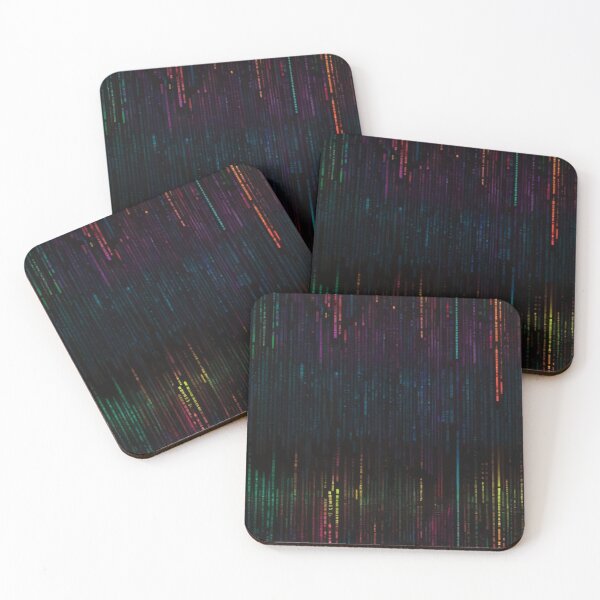 Item preview, Imagine a vibrant canvas illuminated by a cascade of colorful binary code designed and sold by cyproshop.