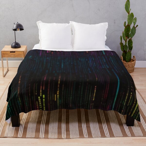 Item preview, Imagine a vibrant canvas illuminated by a cascade of colorful binary code designed and sold by cyproshop.