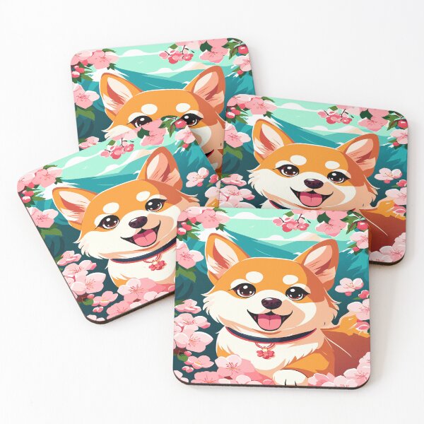 Artikelvorschau, Corgi-Spaß im Kirschblütenwunderland entworfen und verkauft von CutesyKoala.