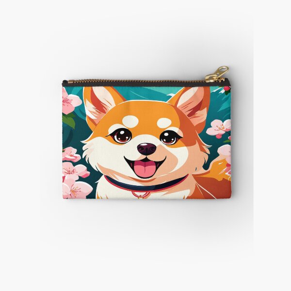 Item preview, Corgi Fun in Cherry Blossom Wonderland designed and sold by CutesyKoala.