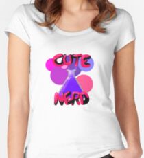 Cute Nerd Women's Fitted Scoop T-Shirt