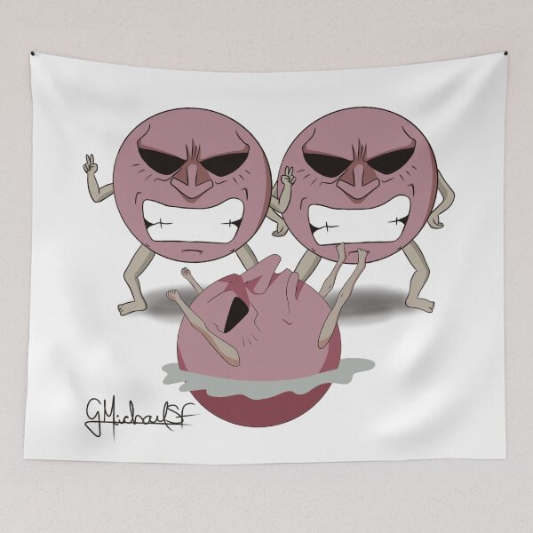 Item preview, JIBAKU-KUN (BUCKY) ART PRINT (FAN ART) designed and sold by GMICHAELSF.