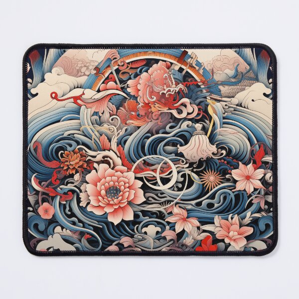 Item preview, Samurai Crest Symphony designed and sold by Obsidian Ink by Wilshire.