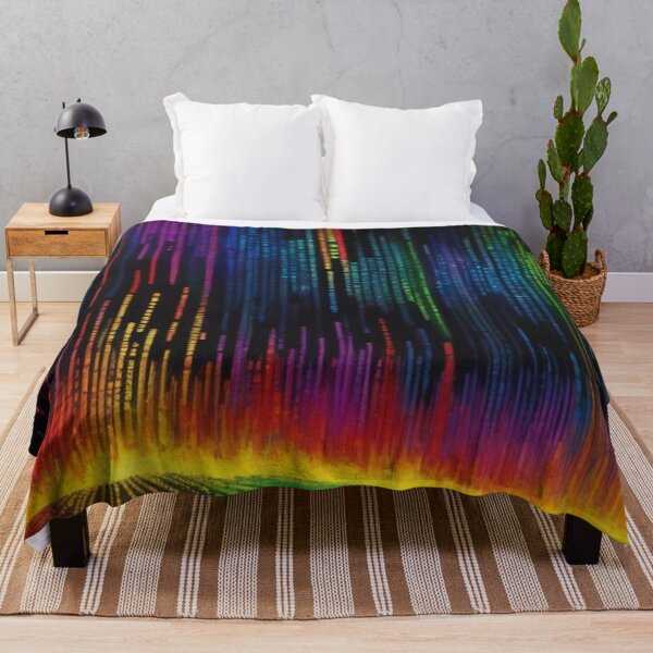 Item preview, Imagine a vibrant canvas illuminated by a cascade of colorful binary code designed and sold by cyproshop.
