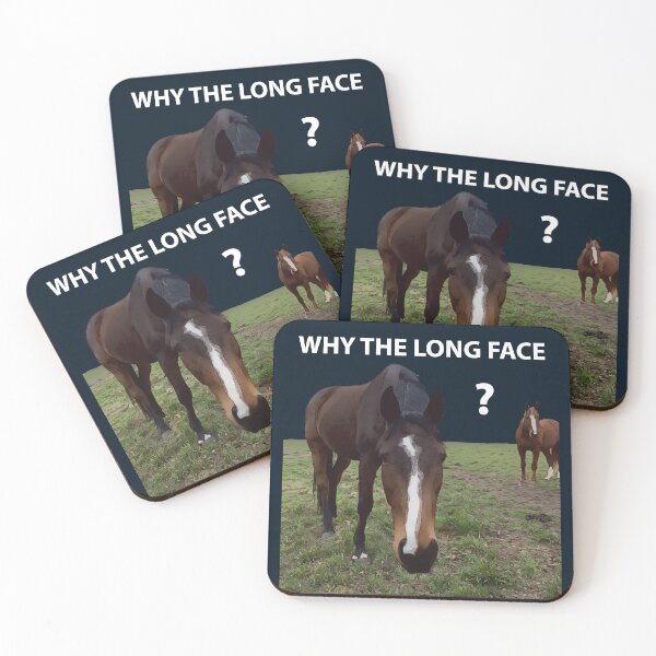 Item preview, Why The Long Face? - Funny Horse designed and sold by Lakeric Cityscapes.