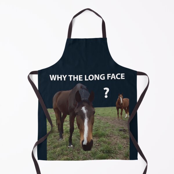 Item preview, Why The Long Face? - Funny Horse designed and sold by Lakeric Cityscapes.