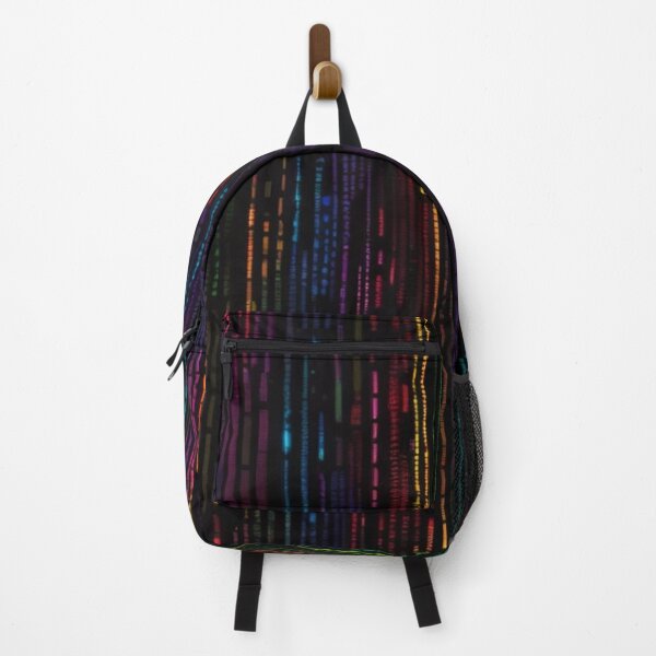Item preview, Imagine a vibrant canvas illuminated by a cascade of colorful binary code designed and sold by cyproshop.