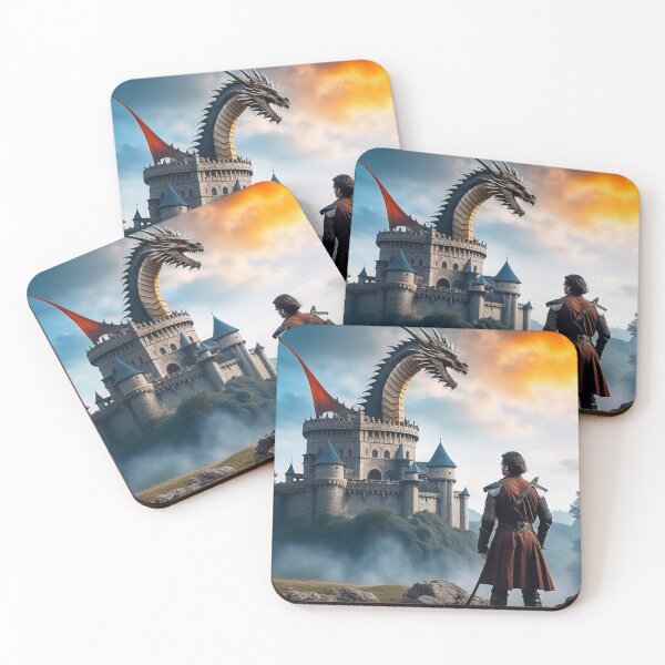 Item preview, The man against the beast. designed and sold by EpicArtPrints.