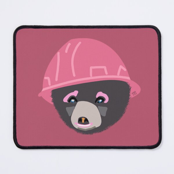 Item preview, Pink Hard Hat Construction Apprentice Bear Cub designed and sold by TheTradesStore.