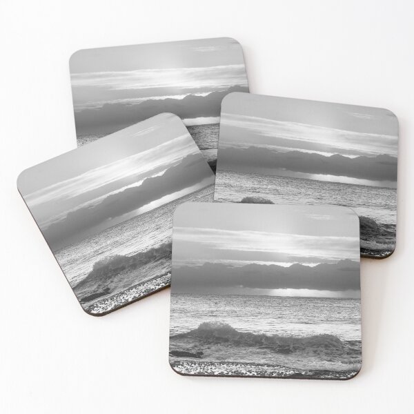 Item preview, Dee Why beach black and white sunrise - beach designed and sold by Tara Smithson.
