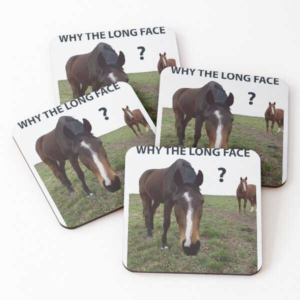 Item preview, Why The Long Face? - Funny Horse designed and sold by Lakeric Cityscapes.