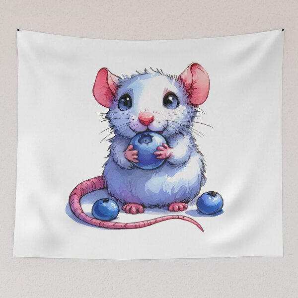 Item preview, If You Give A Mouse A Blueberry designed and sold by pixiedustpaint.
