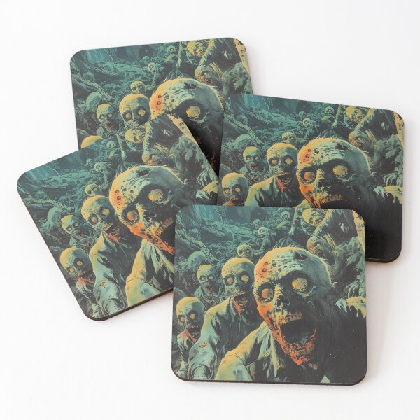 Item preview, Spread Of The Undead! Zombie Horde Art in Retro Comic Style designed and sold by KellerApparelCo.