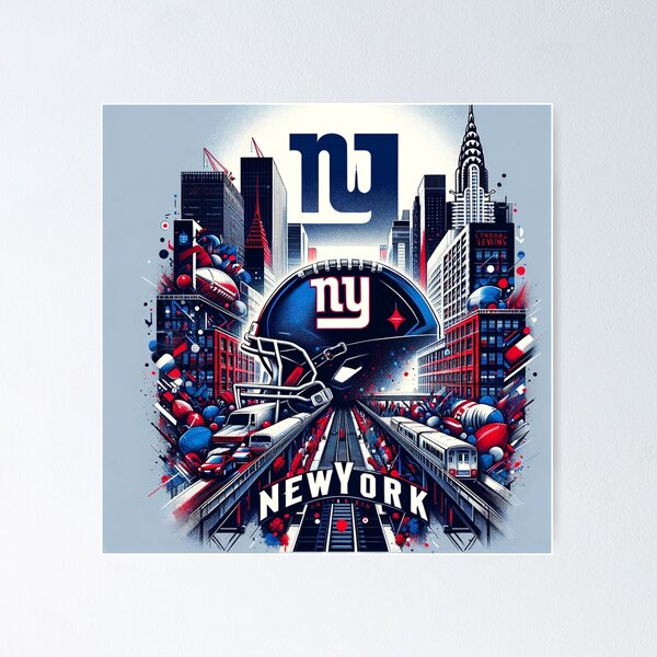 Item preview, New York Giants Urban Energy Artwork designed and sold by ArtfulMiller.