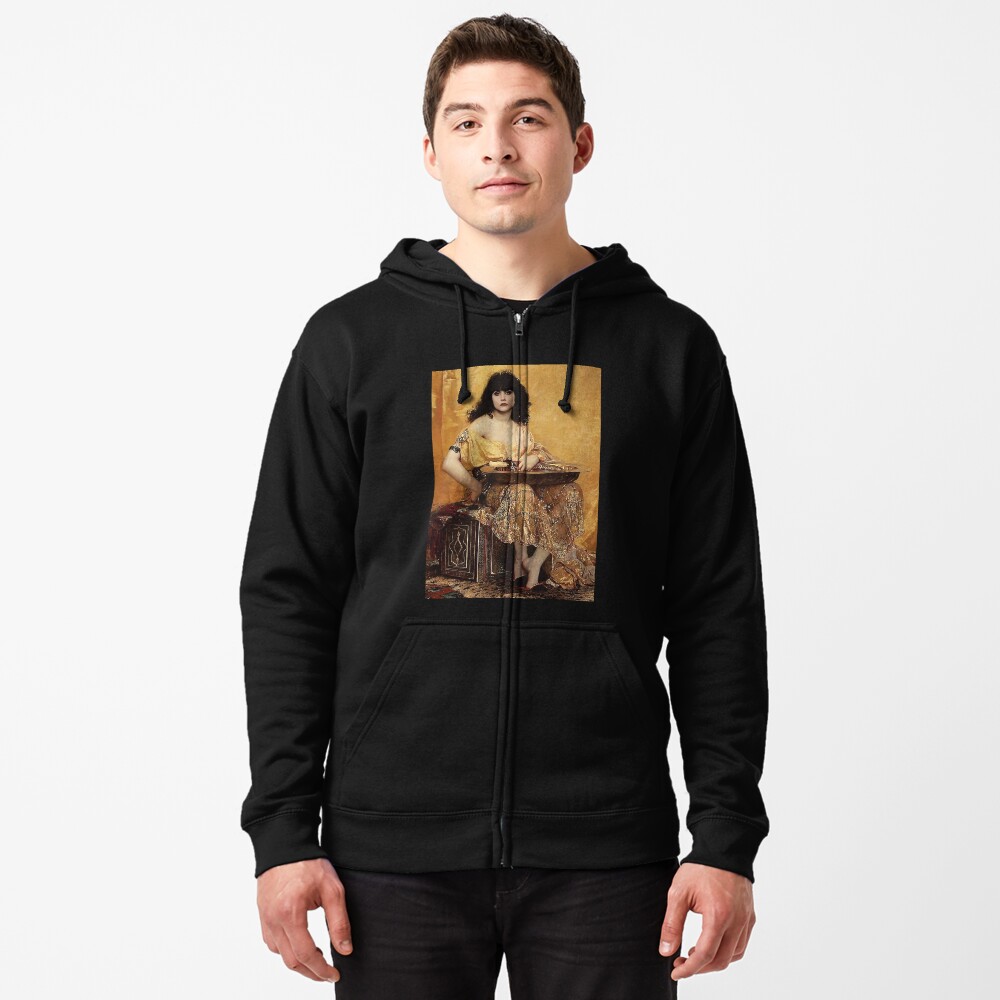 Aperçu de l'œuvre Veste zippée à capuche créée et vendue par morannewebb.