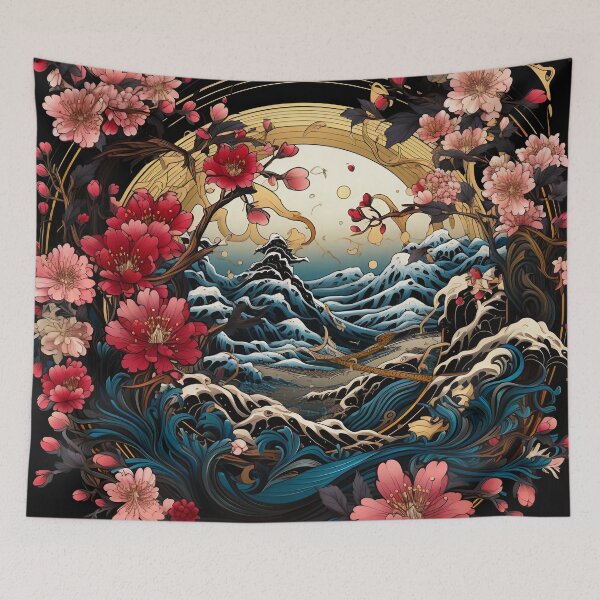 Item preview,  Samurai Crest Symphony  designed and sold by Obsidian Ink by Wilshire.