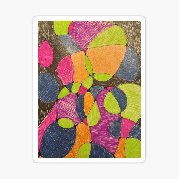 Item preview, Abstract Neon Tangle designed and sold by Nina Baldwin.