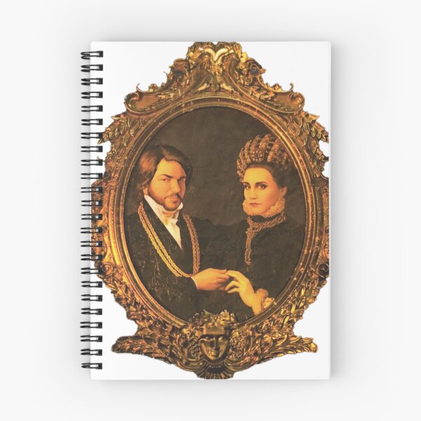 Item preview, Retrato de Nadja y Lazlo designed and sold by morannewebb.