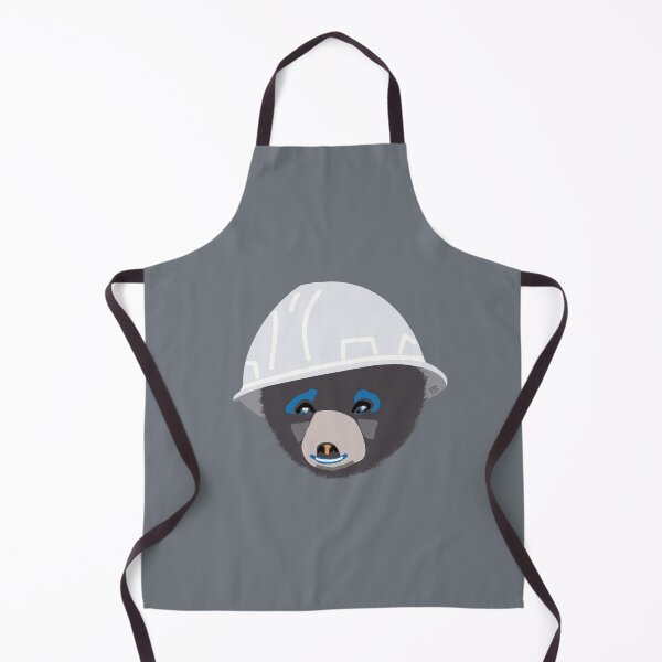 Item preview, Bear Cub in a White Hard Hat Funny Foreman Construction Humor designed and sold by TheTradesStore.