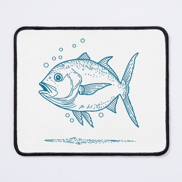 Item preview, Giant Trevally designed and sold by ethnicdrawing.