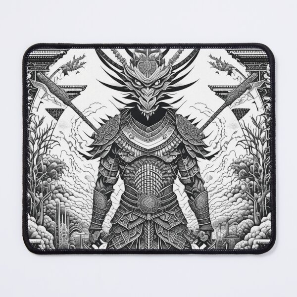 Item preview, Asian Dragon Japanese Samurai Warrior Hybrid designed and sold by HippieFarms11.