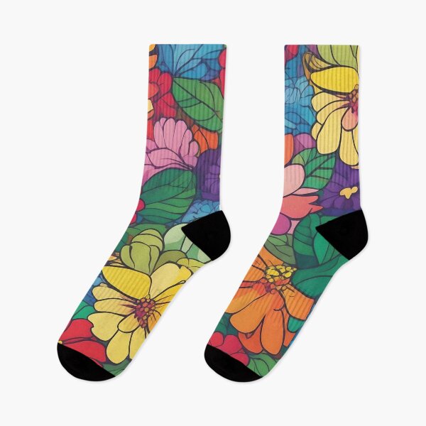 Item preview, LGBTQ Pride Color Floral  designed and sold by IBD-HOUS.