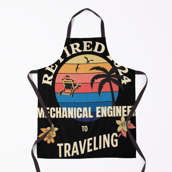 Item preview, Retired Mechanical Engineer 2024. Tropical Sunset Retirement Vibes Design designed and sold by johnharry3.