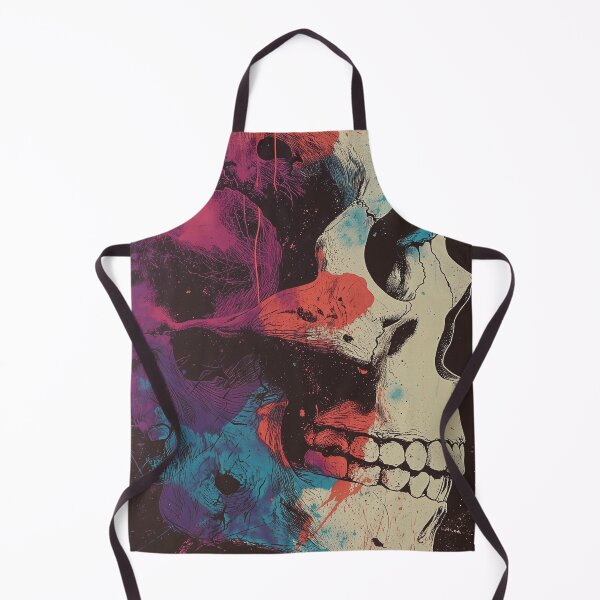 Item preview, Pastel Splash Retro Horror Comic Art Skull | Comic Book Skull | 70s Horror Comic designed and sold by KellerApparelCo.