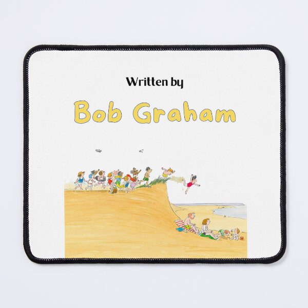 Item preview, Sandy beach Written by bob graham / Australian kids author / bookworm / teacher librarian designed and sold by LaundrySalt.