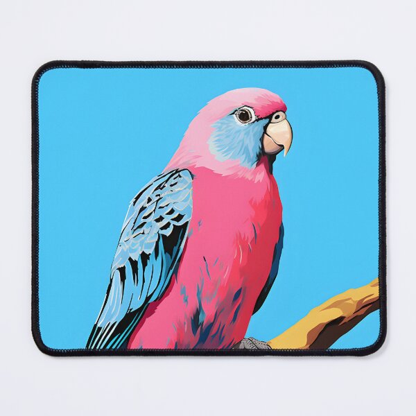 Item preview, Parakeet bird portrait art. animal colorful. Animal throw pillow. designed and sold by formform.