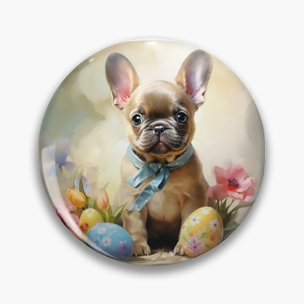 Item preview, Watercolor French Bulldog: Easter Delight designed and sold by SellingWSarah17.