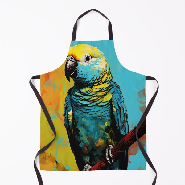 Item preview, Parakeet bird portrait art. animal colorful. Animal throw pillow. designed and sold by formform.