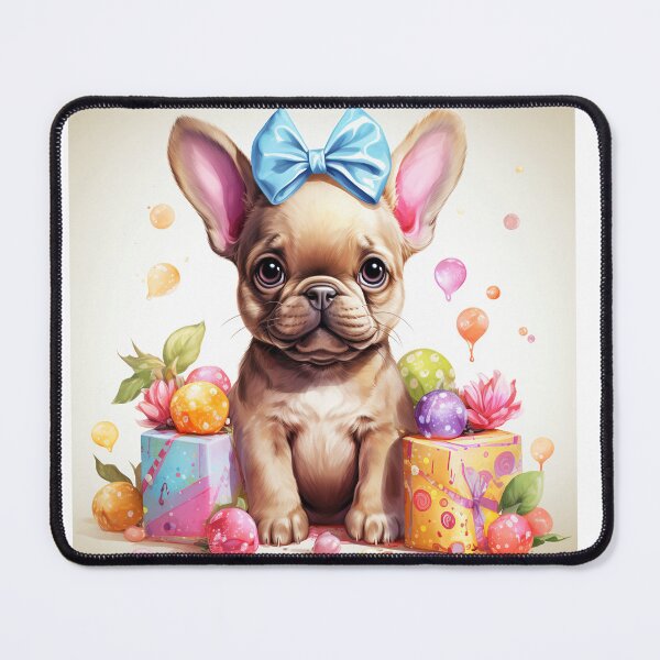 Item preview, Pastel Paws and Presents: Watercolor Frenchie designed and sold by SellingWSarah17.