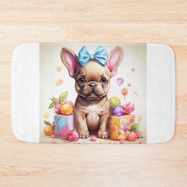 Item preview, Pastel Paws and Presents: Watercolor Frenchie designed and sold by SellingWSarah17.