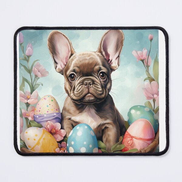 Item preview, Adorable French Bulldog with Easter Eggs designed and sold by SellingWSarah17.