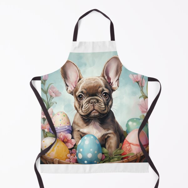 Item preview, Adorable French Bulldog with Easter Eggs designed and sold by SellingWSarah17.