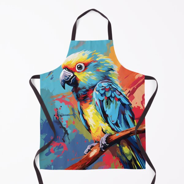 Item preview, Parakeet bird portrait art. animal colorful. Animal throw pillow. designed and sold by formform.