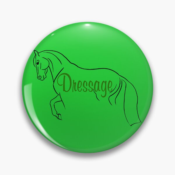 Item preview, Minimalist Style Dressage Horse with Green Text designed and sold by DappledMoon.