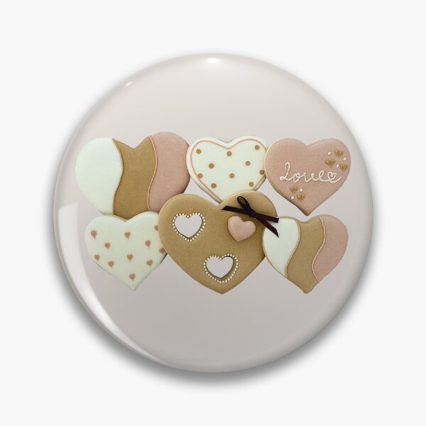 Item preview, Valentines heart sugar cookies designed and sold by aiko-p.