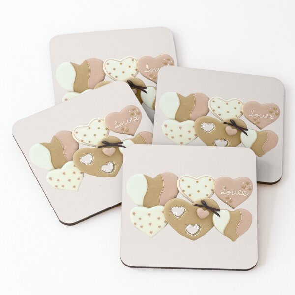 Item preview, Valentines heart sugar cookies  designed and sold by aiko-p.