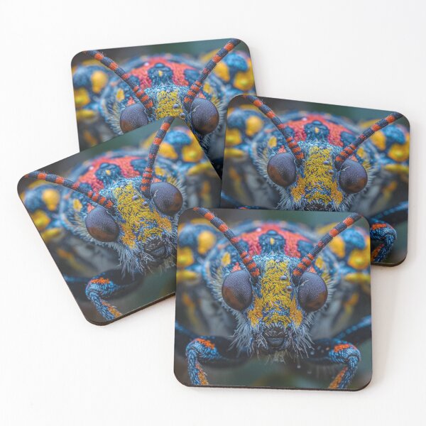 Item preview, Colourful closeup of a bug. designed and sold by maisy69.