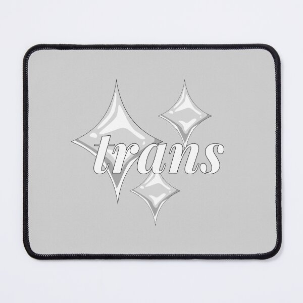 Item preview, trans pride sparkle heart - silver designed and sold by boy with brain.